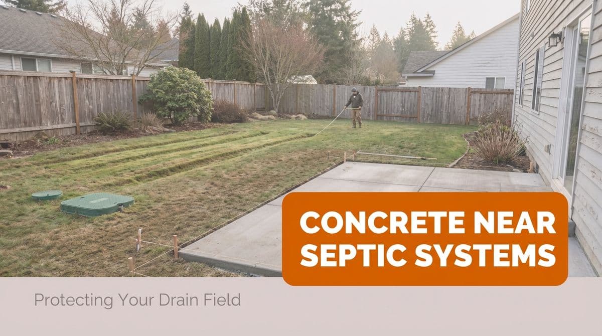 Concrete Near Septic Systems: What You Need to Know image